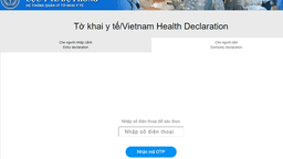 Hướng dẫn khai báo y tế trên máy tính