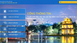 Hướng dẫn CMHS đăng ký tuyển sinh đầu cấp năm học 2021-2022 (Bằng hình ảnh)