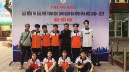 Đoàn học sinh trường THCS Hoàng Hoa Thám bước đầu gặt hái thành công trong Ngày hội Thể thao học sinh quận Ba Đình năm học 2020- 2021