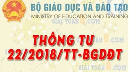 Thông tư 22/2018/TT-BGDĐT về hướng dẫn công tác thi đua khen thưởng!