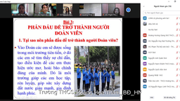 Lớp bồi dưỡng cảm tình đoàn lắng đọng nhiều cảm xúc với phương châm “Dừng đến trường nhưng không ngừng học tập, tư dưỡng” để đạt được mục tiêu kép