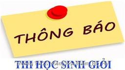 Thông báo về kỳ thi HSG cấp quận năm học 2020-2021
