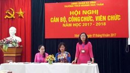 HỘI NGHỊ CÁN BỘ, CÔNG CHỨC, VIÊN CHỨC NĂM HỌC 2017 -2018