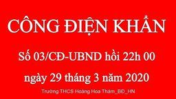 Công điện khẩn