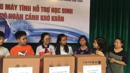 "Yêu thương là chia sẻ, một chương trình rất nhân văn của nhà trường"