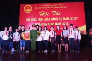 HỘI THI “TÌM HIỂU BỘ LUẬT HÌNH SỰ 2015”