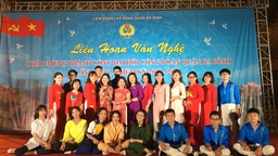 Trường THCS Hoàng Hoa Thám tham gia Liên hoan văn nghệ chào mừng thành công Đại hội Công đoàn Quận Ba Đình