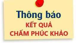 Kết quả phúc khảo thi vào 10 năm học 2021-2022