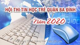 Thay đổi thời gian cuộc thi Tin học trẻ năm 2020