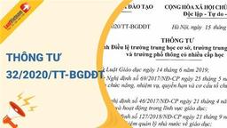 Điều lệ trường THCS, THPT và trường phổ thông có nhiều cấp học