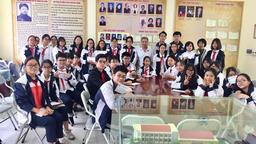 Ban giám hiệu nhà trường gặp mặt đội tuyển HSG trước kỳ thi HSG năm học 2020-2021