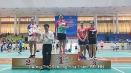 Hoàng Hoa Thám tự tin, chiến thắng cùng đoàn VĐV cầu lông quận Ba Đình
