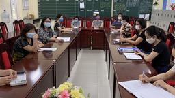 Trường THCS Hoàng Hoa Thám tổ chức học quy chế thi cho các học sinh khối 9