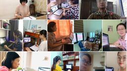 Cán bộ giáo viên, nhân viên nhà trường tham gia lớp bồi dưỡng chính trị hè 2021