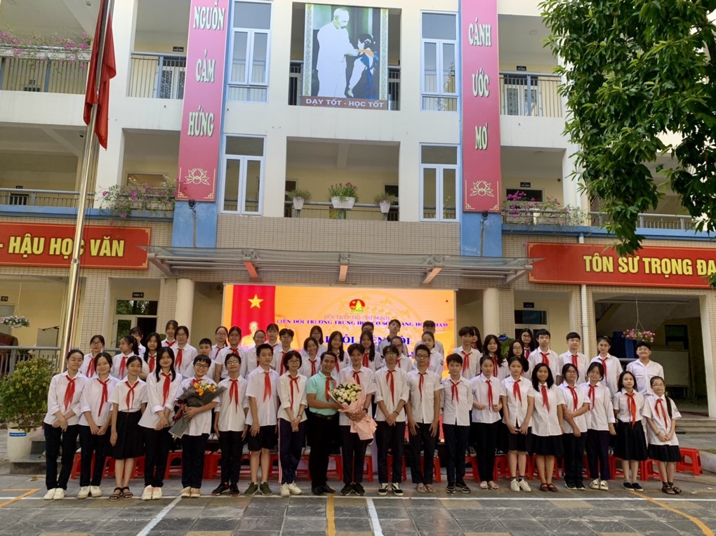 Đại hội Liên đội trường THCS Hoàng Hoa Thám nhiệm kỳ 2022 – 2023 lan toả tinh thần “Đổi mới – Sáng tạo – Đoàn kết”
