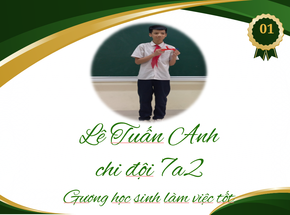 Liên đội trường THCS Hoàng Hoa Thám với chuyên mục mỗi tuần một câu chuyện đẹp, một việc làm có ý nghĩa!