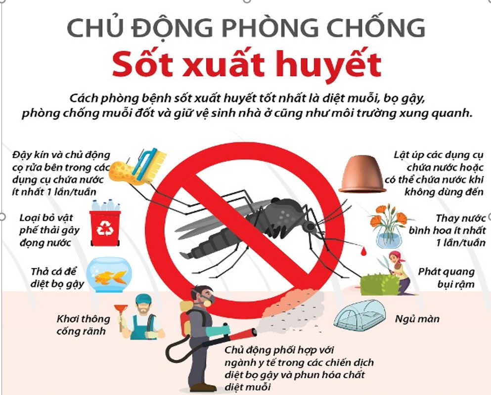 Trường THCS Hoàng Hoa Thám cùng chung tay phòng chống dịch bệnh sốt xuất huyết