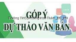 Về việc góp ý dự thảo Thông tư sửa đổi, bổ sung các Thông tư 01, 02, 03, 04 của Bộ GDĐT