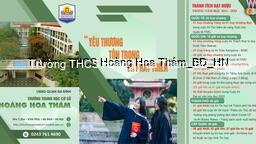 Thông báo và Kế hoạch tuyển sinh lớp 6 năm học 2022-2023 của trường THCS Hoàng Hoa Thám