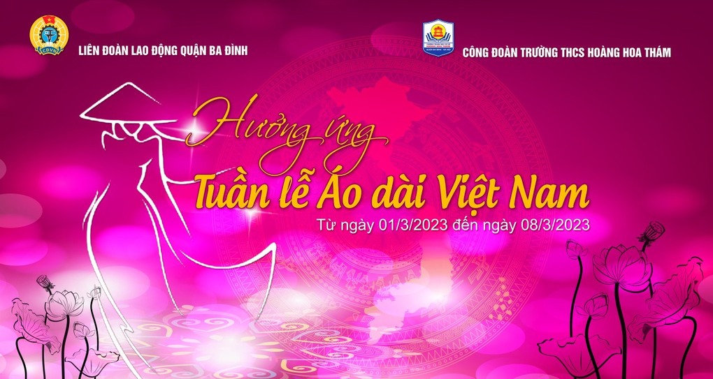Áo dài tôn vinh vẻ đẹp dịu dàng, duyên dáng của nữ giáo viên trường  THCS Hoàng Hoa Thám trong ngày Quốc tế Phụ nữ 8-3