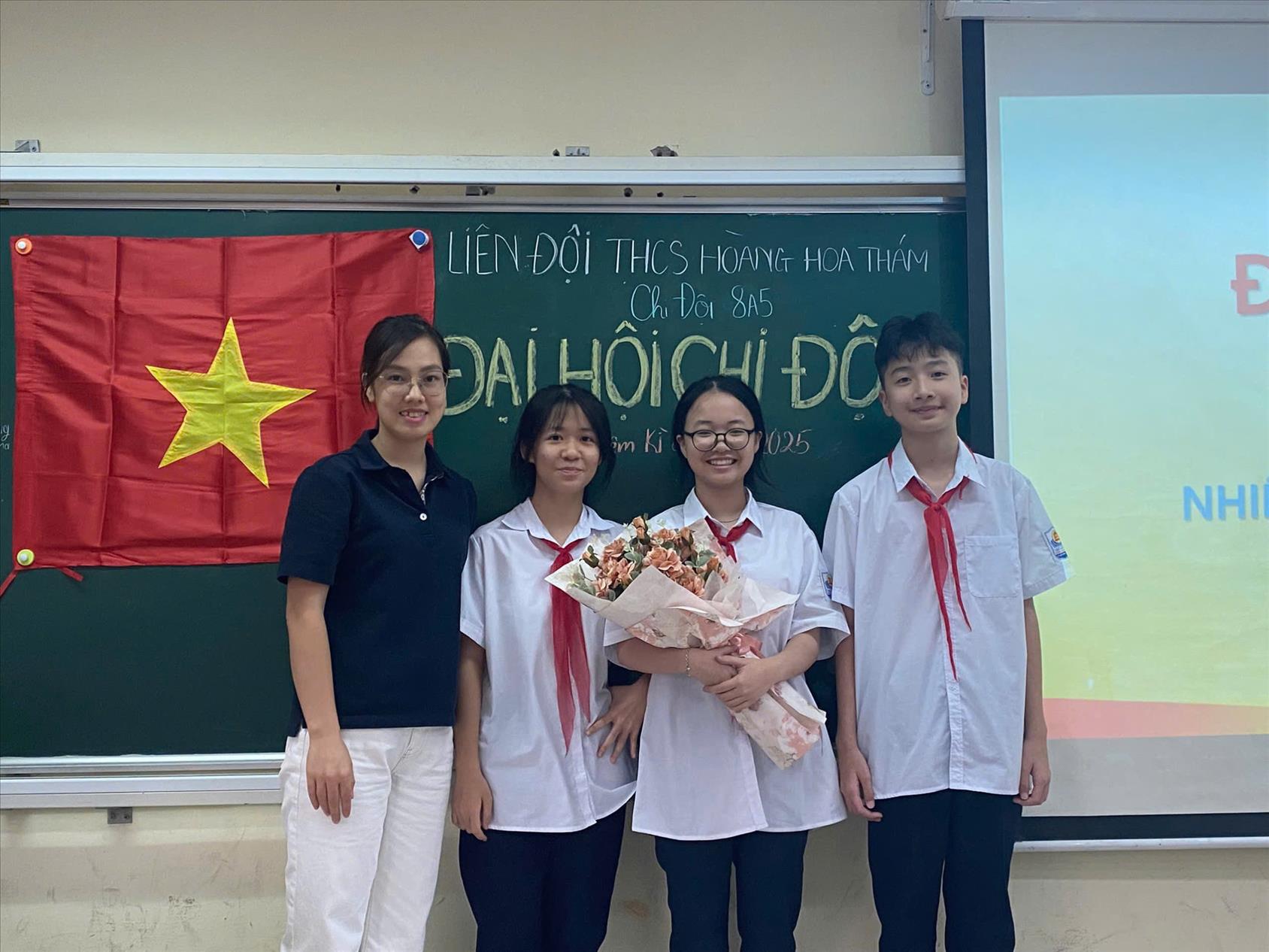 Lớp 8A5 tổ chức thành công Đại hội chi đội nhiệm kì 2024-2025.