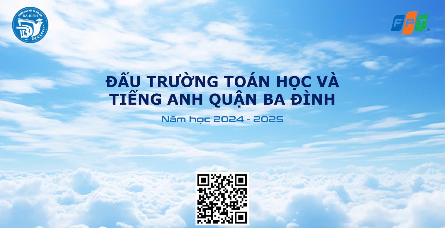 Giáo viên tổ Tự nhiên trường THCS Hoàng Hoa Thám  dự tập huấn sân chơi “Đấu trường Toán học và Tiếng Anh”