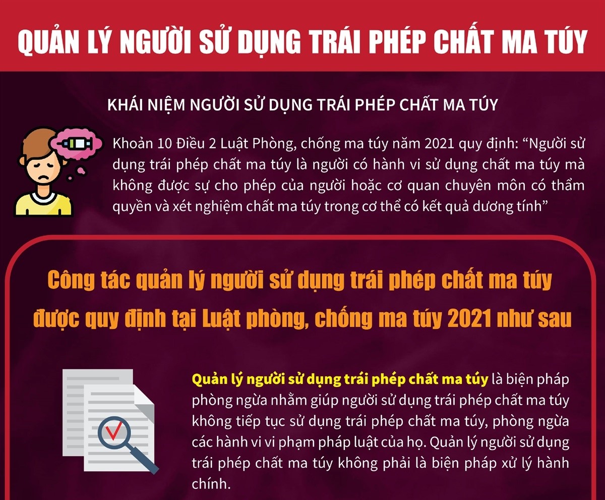 Quản lý người sử dụng trái phép chất ma túy