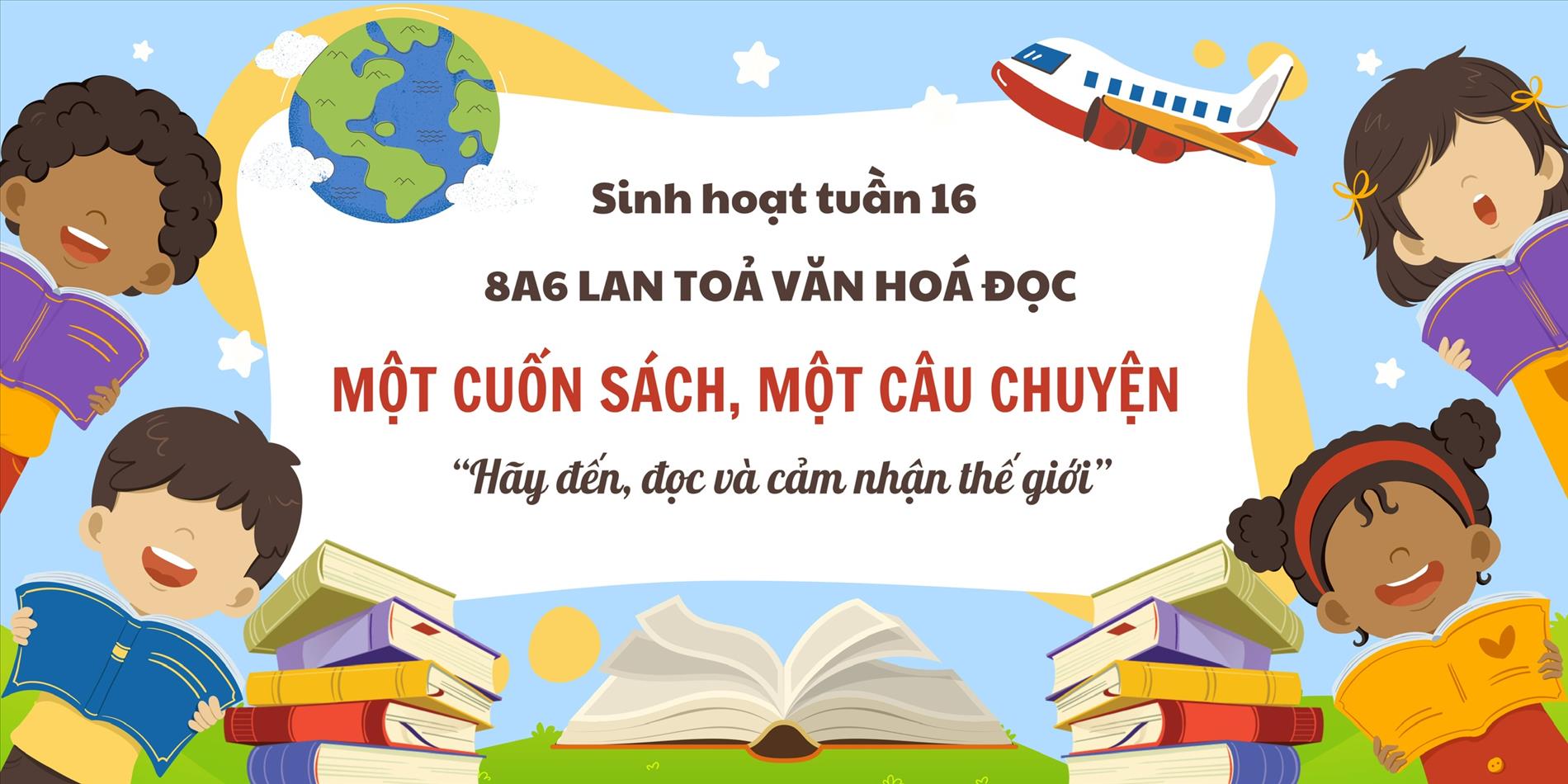 Lớp 8A6 tích cực xây dựng văn hóa đọc.