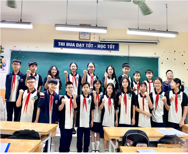 Tập thể lớp 6A3 tích cực tham gia cuộc thi “Rung chuông vàng”