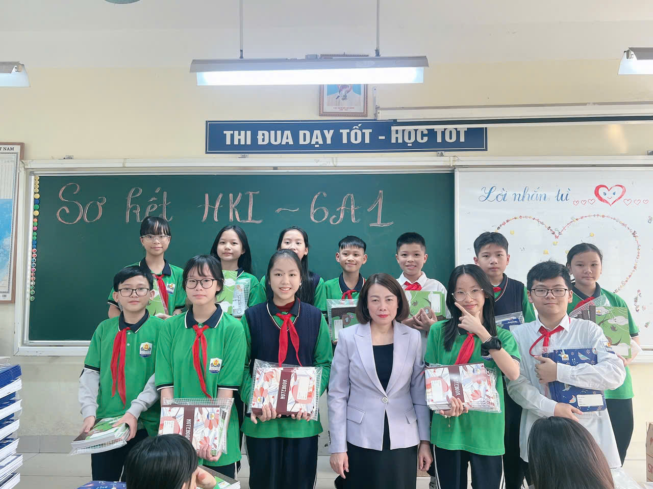 Khép lại một chặng đường rực rỡ với những thành tích ấn tượng của tập thể lớp 6A1 động lực cho học kỳ II bứt phá thành công