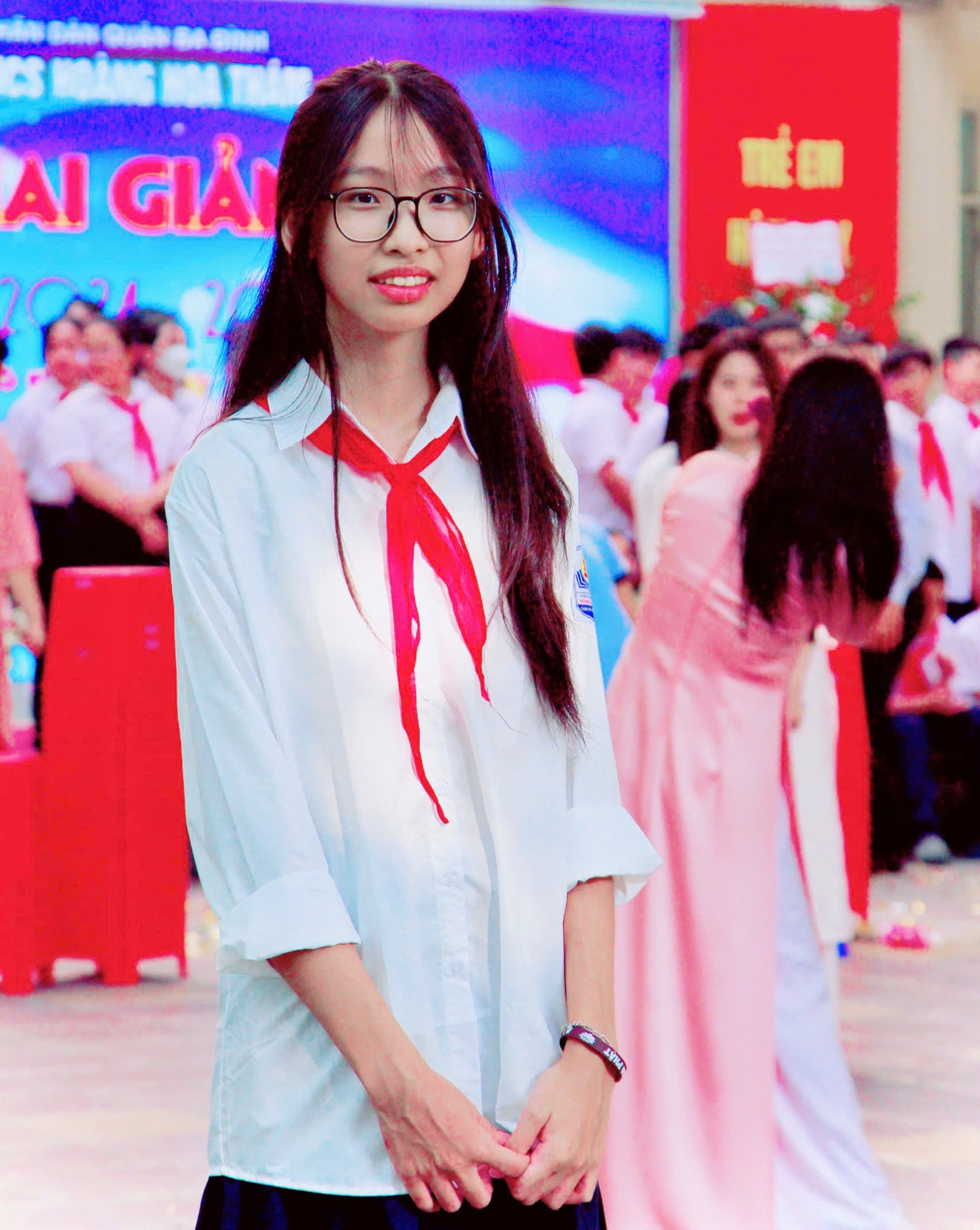 Bạn Lê Hoàng Ngọc Diệp – gương mặt tiêu biểu xuất sắc của lớp 8A2 chúng em.