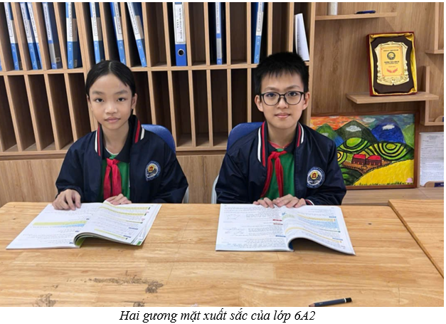Những học sinh xuất sắc của lớp 6A2 đoạt giải Kỳ thi Olympic Toán TIMO cấp Quốc gia.
