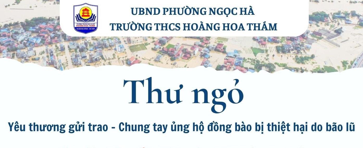 Yêu thương gửi trao - Chung tay ủng hộ đồng bào bị thiệt hại do bão lũ