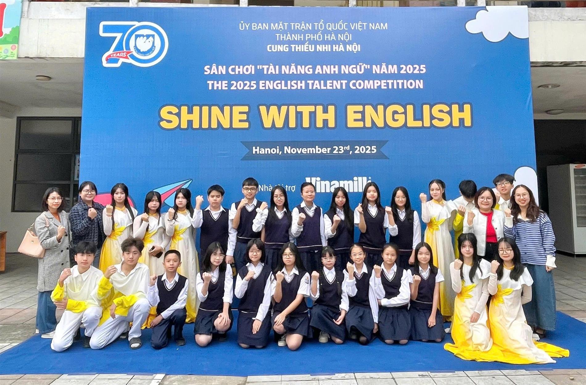 THCS Hoàng Hoa Thám đạt giải nhất "Toả sáng tài năng" trong cuộc thi “Tài năng Anh ngữ 2025”