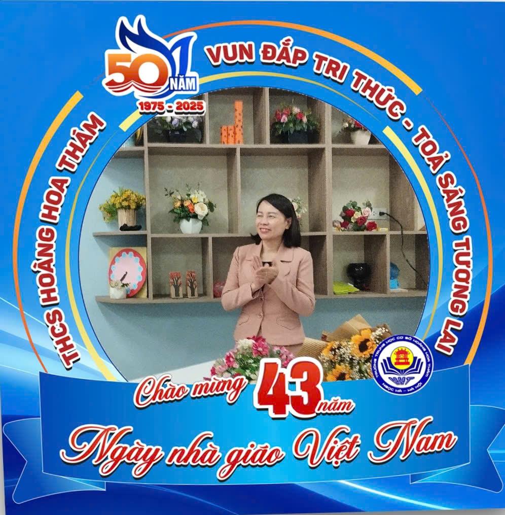 Cô giáo Hoàng Cẩm Thuý – người gieo mầm xanh, chắp cánh ước mơ cho lớp 7A1