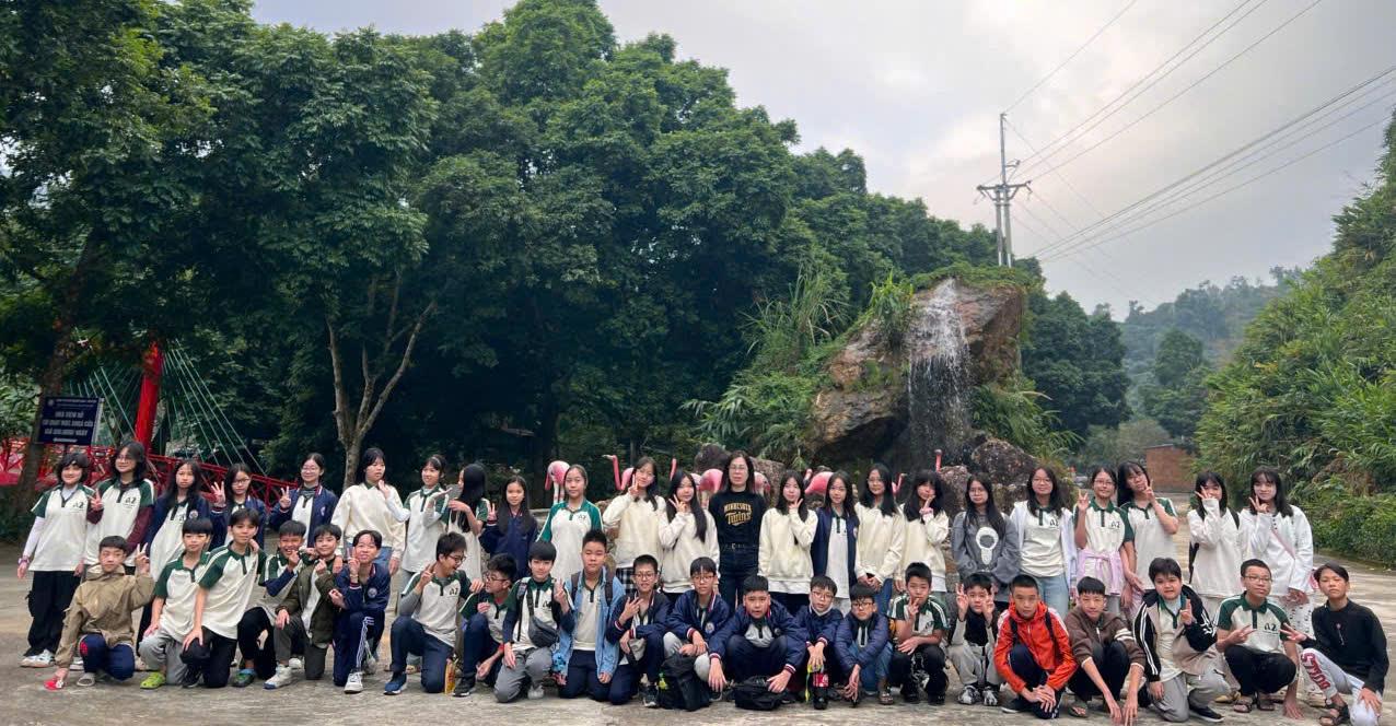 Hành trình trải nghiệm của tập thể 7A2 tại Khoang Xanh – Ba Vì