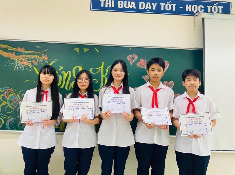 Những gương mặt lớp 9A1 tỏa sáng trong phong trào học sinh giỏi cấp Phường