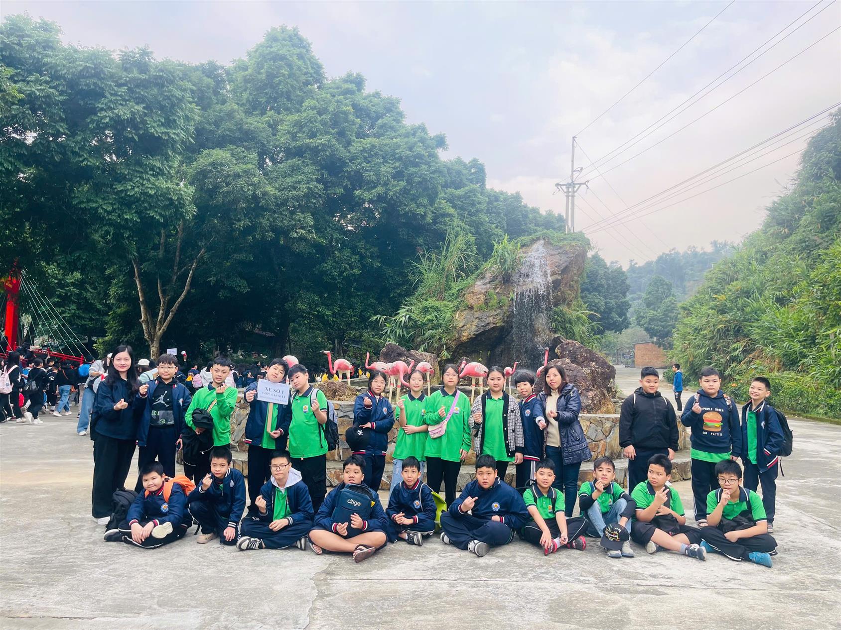 Trải nghiệm đầu tiên đầy hứng khởi của lớp 6A6 ở Khoang Xanh – Suối Tiên