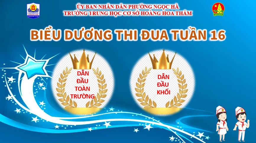 Biểu dương thi đua tuần 16