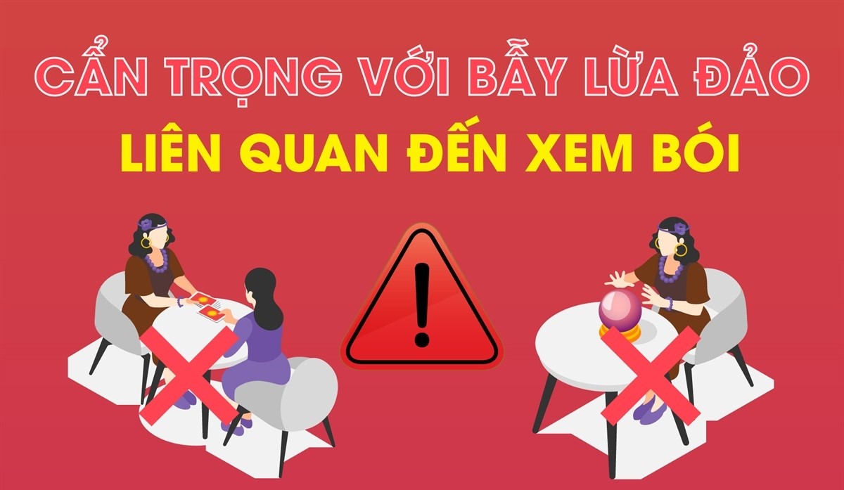 Cẩn trọng với bẫy lừa đảo liên quan đến xem bói