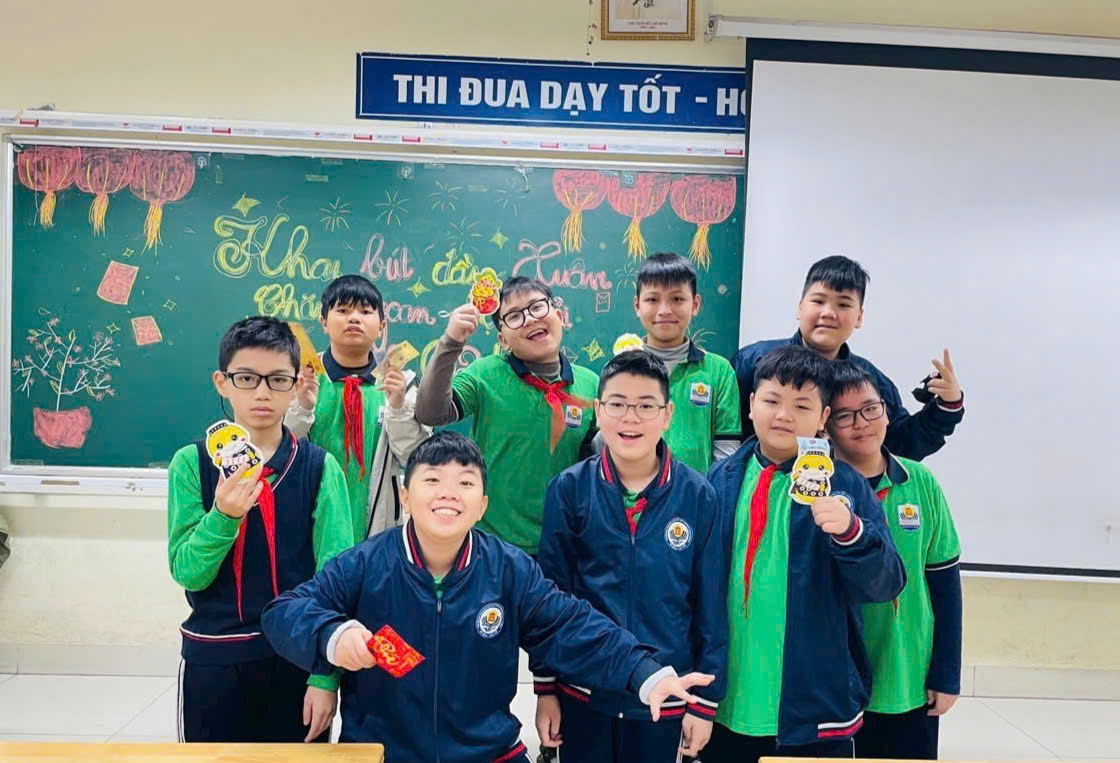 Khai xuân vui vẻ, suôn sẻ cả năm cùng 6A5