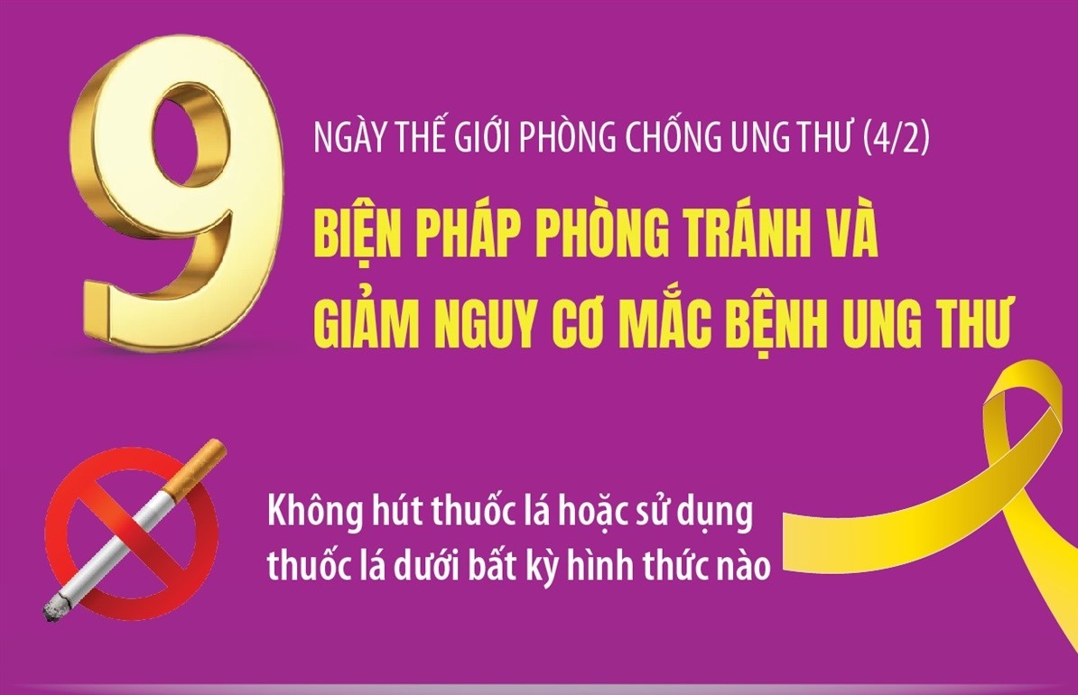 9 biện pháp phòng tránh và giảm nguy cơ mắc bệnh ung thư