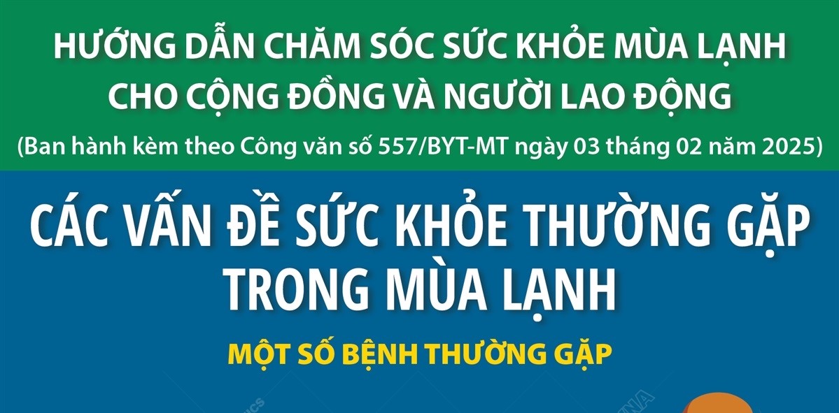 Các vấn đề sức khỏe thường gặp trong mùa lạnh
