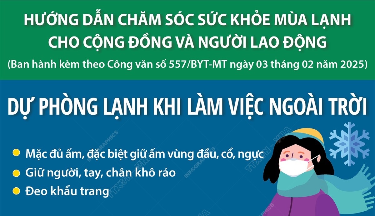 Dự phòng lạnh khi làm ngoài trời