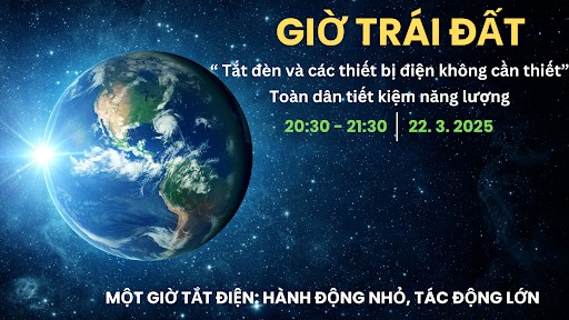 Trường THCS Hoàng Hoa Thám phát động hưởng ứng chiến dịch "Giờ Trái Đất" năm 2025