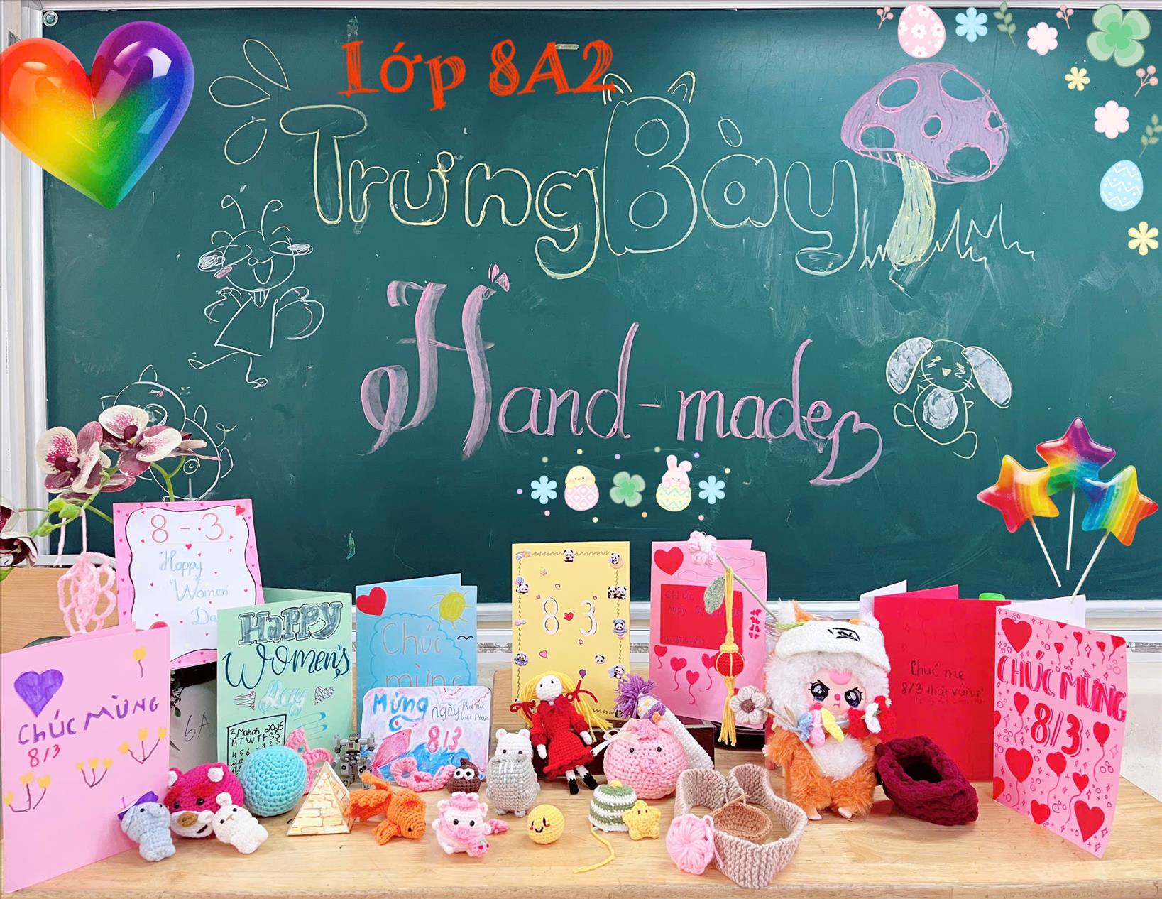 Chào mừng 8/3 – Trải nghiệm móc len cùng lớp 8A2 trường THCS Hoàng Hoa Thám