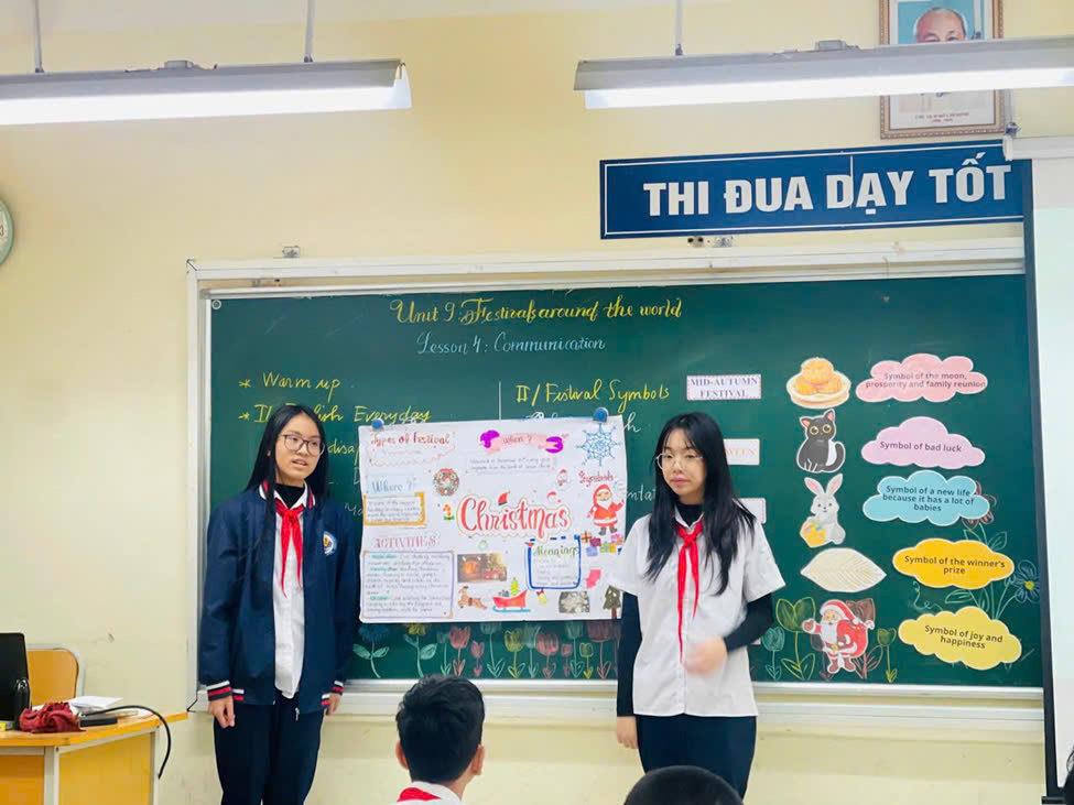Lớp 7A1 tích cực học tập, chuẩn bị tinh thần sẵn sàng bước vào kì thi giữa HK2