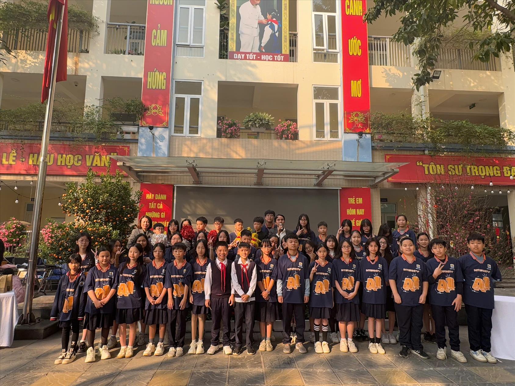 Sự cố gắng, nỗ lực và quyết tâm đạt kết quả cao trong kỳ kiểm tra giữa kỳ II của các bạn học sinh lớp 6A1 chúng mình