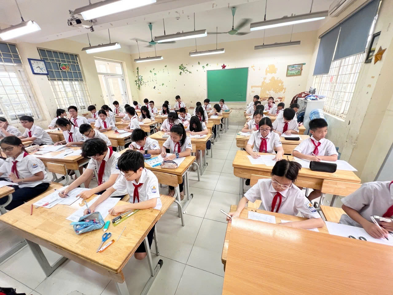 Chuẩn bị cho mùa thi – Lớp 6A2 đã sẵn sàng