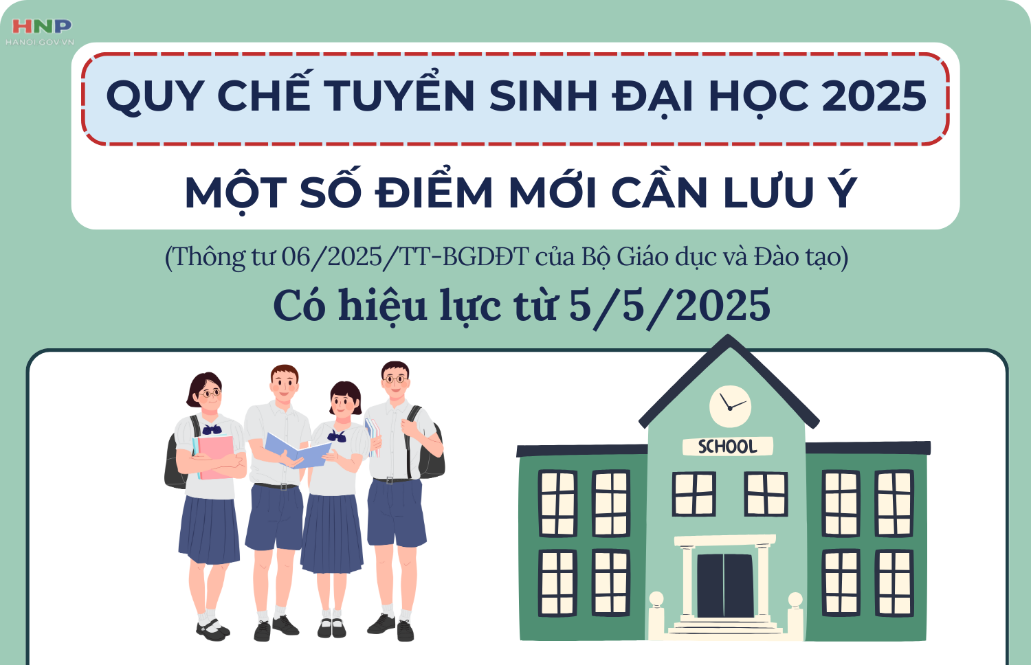 Quy chế tuyển sinh đại học 2025: Một số điểm mới cần lưu ý